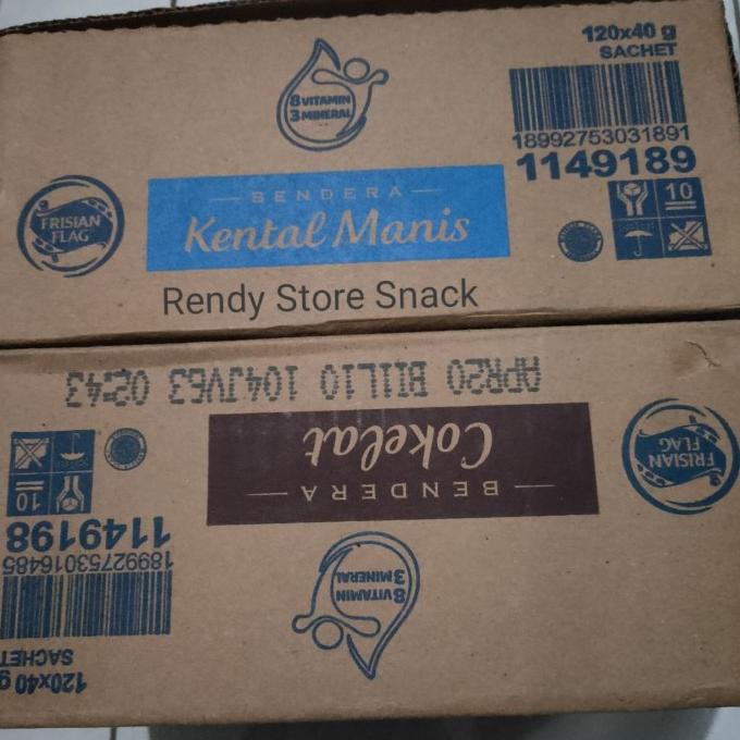 

Frisian Flag Susu Kental Manis Putih Sachet 1 dus - Coklat uru01