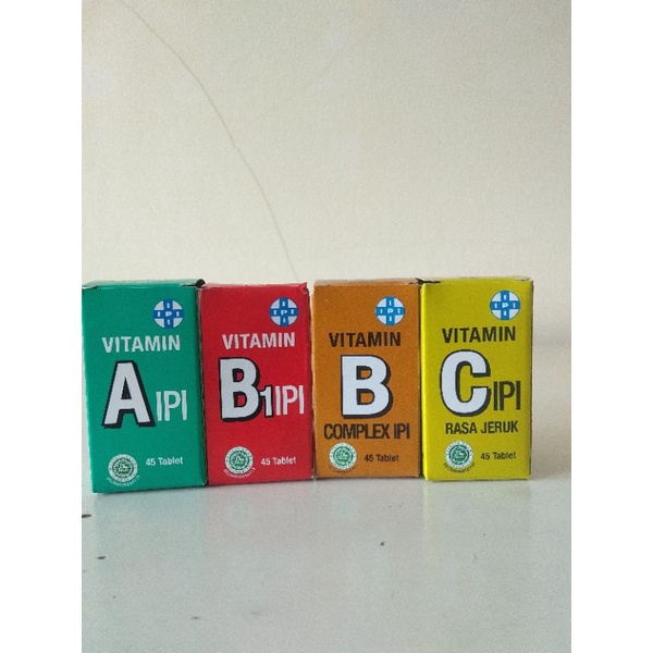 Vitamin IPI All Varian (A, B1, B Complex, C) Lengkap