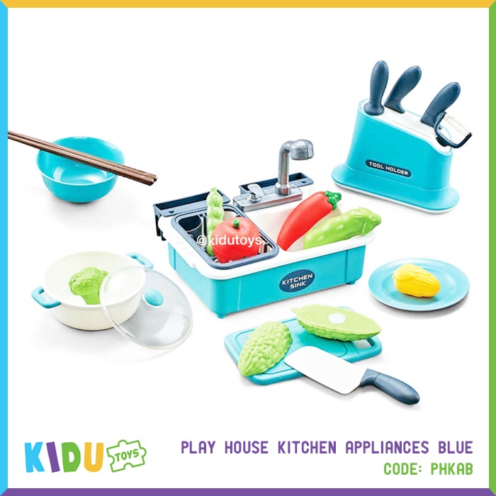 Mainan Cuci Piring Masakan Anak Perempuan Play House Kitchen Appliances Kidu Toys