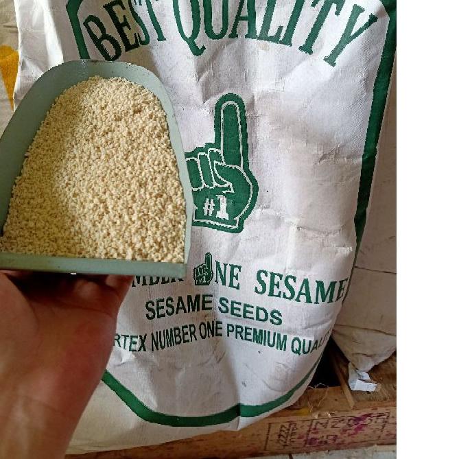 

☏ Wijen Putih Import 1kg kilo Sesame Seed Premium Quality Fresh Onde Onde DLL ☃