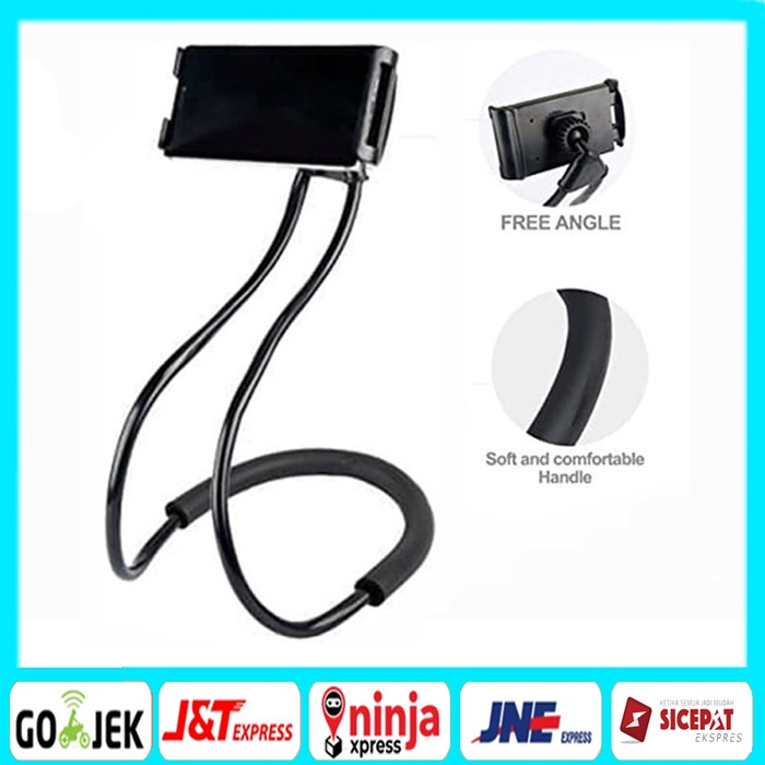 [TERMURAH] LAZY NECK PHONE HOLDER LEHER HP LAZYPOD LAZYNECK HP