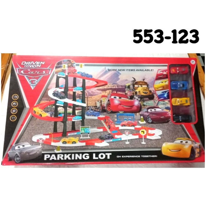 FLASH SALE!!! ELLYSIASHOP MAINAN CARS PARKING LOT 553-123 TERLARIS