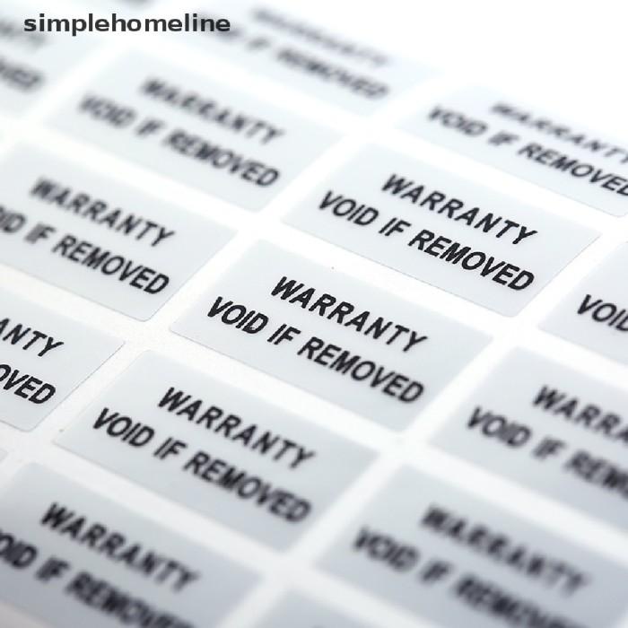 

Terlaris S K 300Pcs Stiker Hologr Void If Removed Untuk Kean Garansi