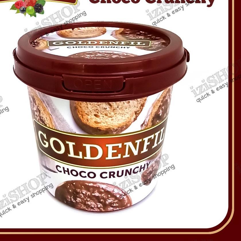 

✬ GOLDENFIL Choco Crunchy - Selai Coklat Renyah Kemasan 1 kg ♩