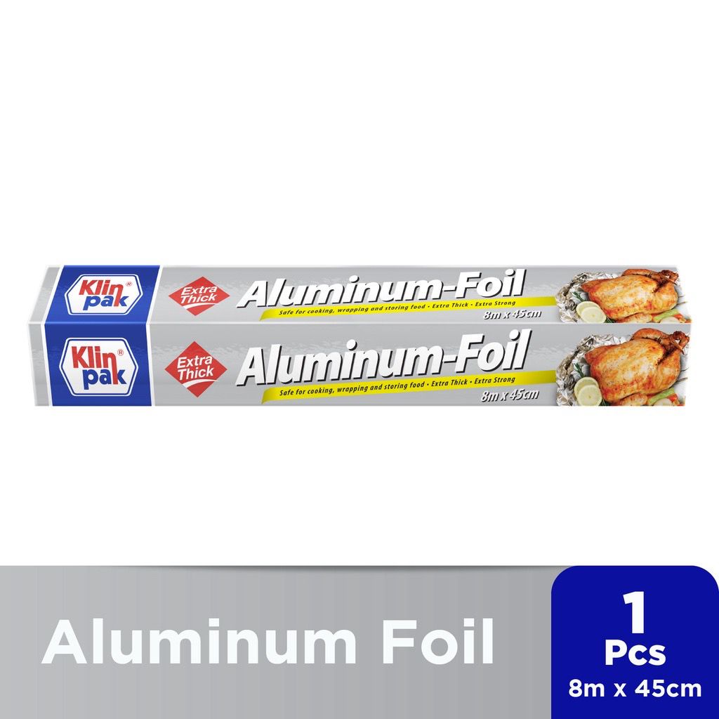 KLINPAK Aluminium Foil Jumbo 8m x 45cm