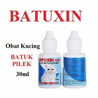 BATUXIN Cat 30 ml Obat Kucing Batuk Pilek Sesak Nafas Berdahak Bersin Demam / obat batuk pilek kitten