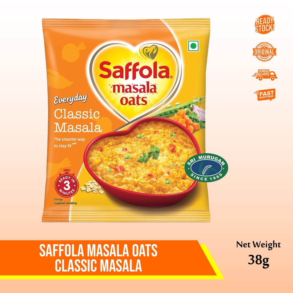 

SAFFOLA MASALA OATS CLASSIC MASALA 38g