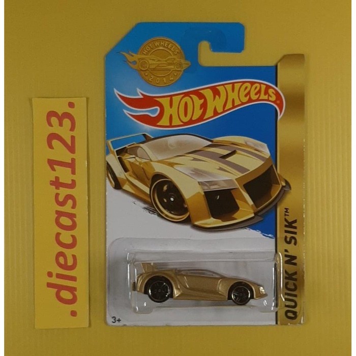 HOT WHEELS QUICK N' SIK GOLD HOTWHEELS 2014 HW GOLD EDITION
