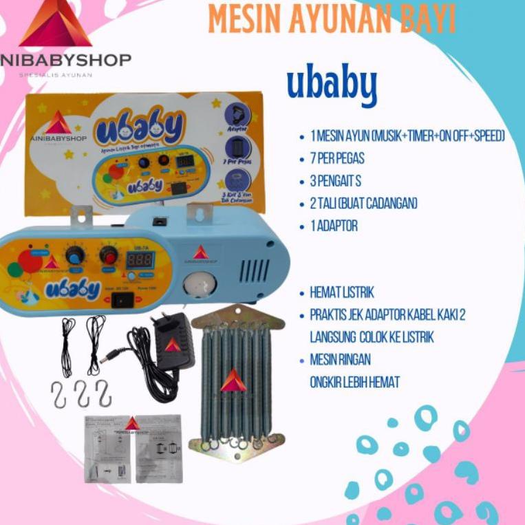 Mesin Ayunan UBABY Ayunan Listrik Murah Ayunan Otomatis Murah Perlengkapan Bayi Ayunan Bayi HARGA SP