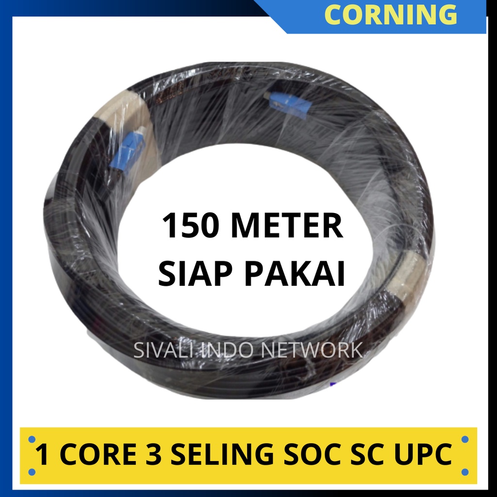 150 METER KABEL FIBER OPTIK SPECTRA KABEL FO  1 CORE  3 SELING  PRECON