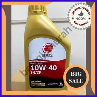 last stok Oli IDEMITSU SAE 10w-40 1 Liter ASLI 140ZZ3