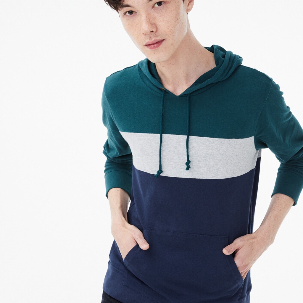 Long Sleeve Tee Color Block Hoodie Aeropostale