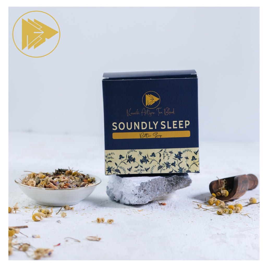

[Kaneiki] SOUNDLY SLEEP TEA | NATURAL FLOWER | LAVENDER & CHAMOMILE TISANE | BETTER SLEEP TEA TISANE