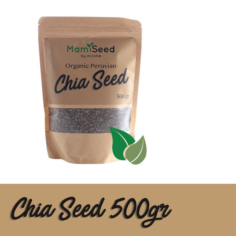 

➨ Mamiseed Black Organic Chia Seed 500gr ☏