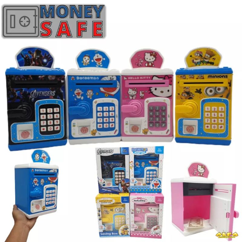 MONEY SAFE CELENGAN ATM CELENGAN ATM MINI TABUNGAN MODEL ATM MAINAN ANAK ATM CELENGAN BRANKAS ATM