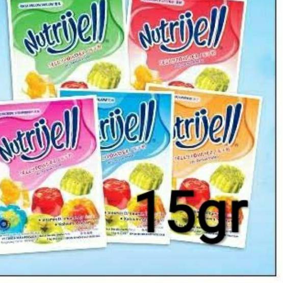 

۩ Nutrijell 15gr perbox isi 12 pcs ☛