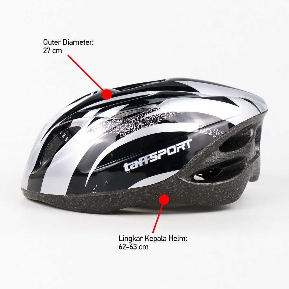 TaffSPORT Helm Sepeda EPS Foam PVC Shell - x31