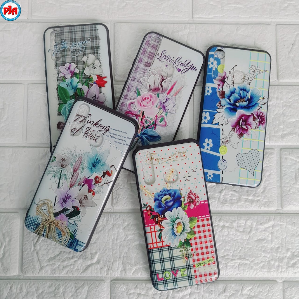 Case Softcase Casing Silikon Motif Flowers Xiaomi Redmi 8 8A 8A Pro 9 Note 8 8 Pro Poco X3