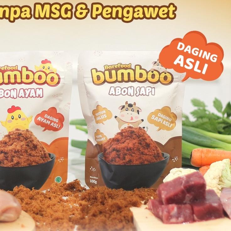 

☻ BUMBOO Abon Asli - Tekstur Lembut MPASI Si Kecil - Sumber Protein - Tanpa MSG - Tanpa Pengawet ➽