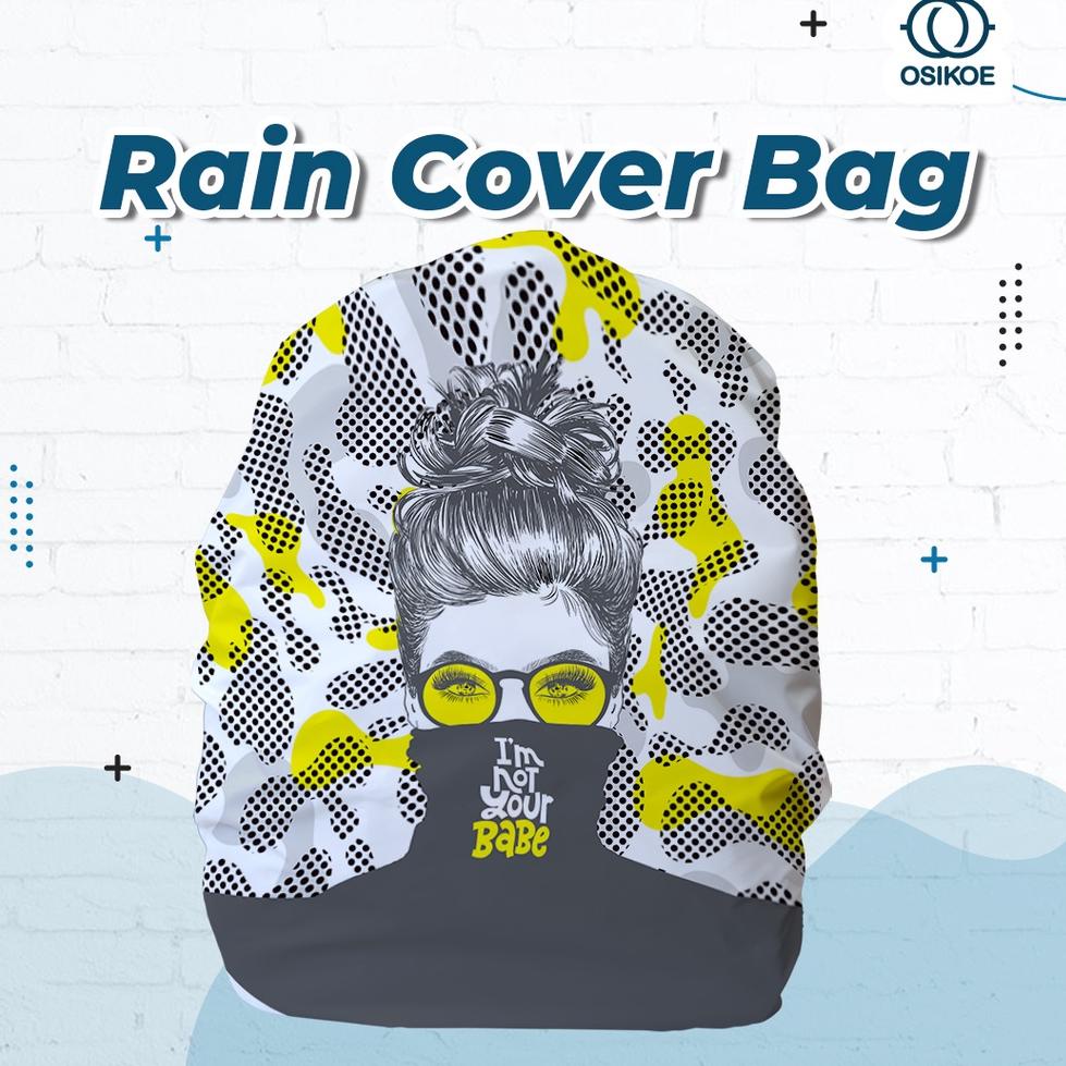 MURAH BANGET Rain Cover / Cover Bag / Jas Hujan Waterproof Pelindung Tas Ransel Custom Full By Osiko