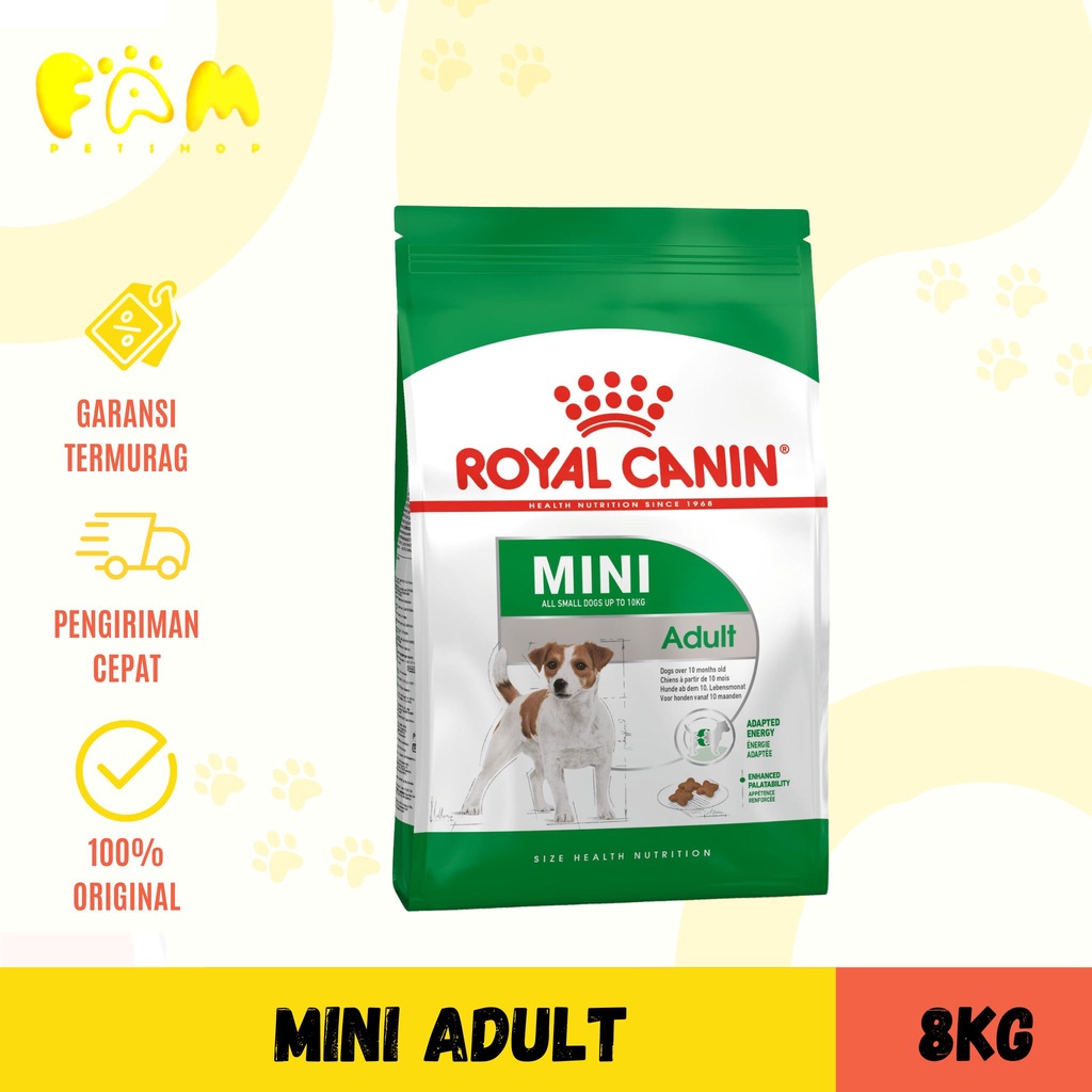 KHUSUS EXPEDISI Royal Canin Mini Adult 8Kg - Makanan Anjing (Dog Food)