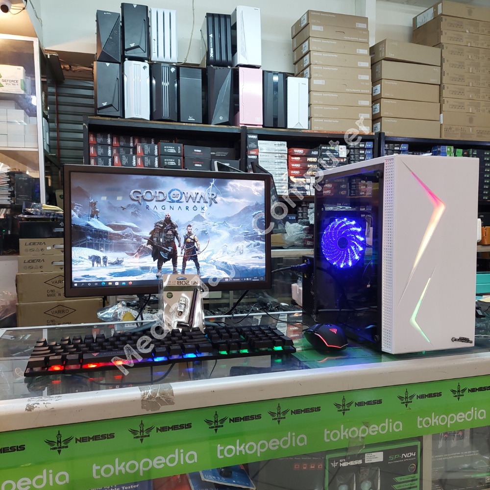 PC Rakitan Fullset Core i3 3220 RAM 8GB HDD SSD + Monitor 19 inch komputer rakitan full set pc desktop garansi 1 tahun