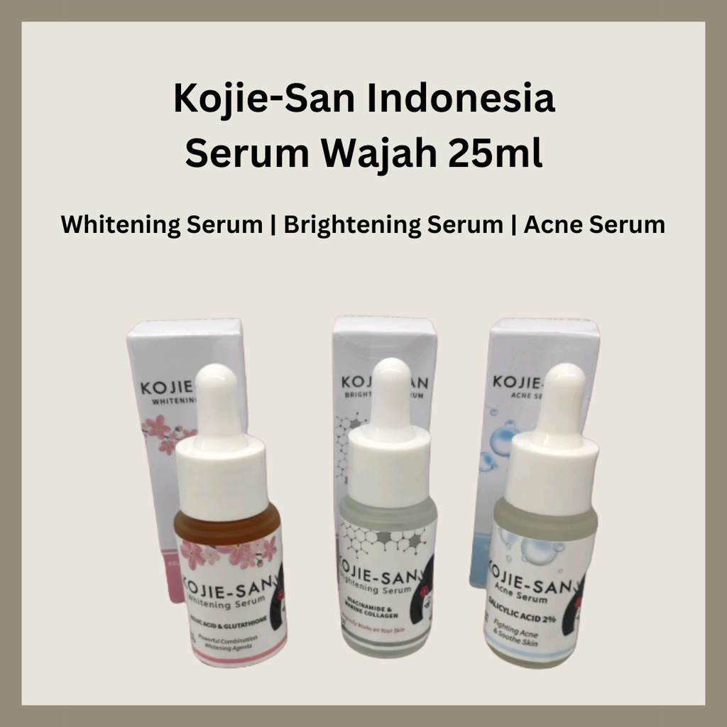 KOJIE SAN FACE SERUM | KOJIESAN SERUM WAJAH LOKAL 25 ML