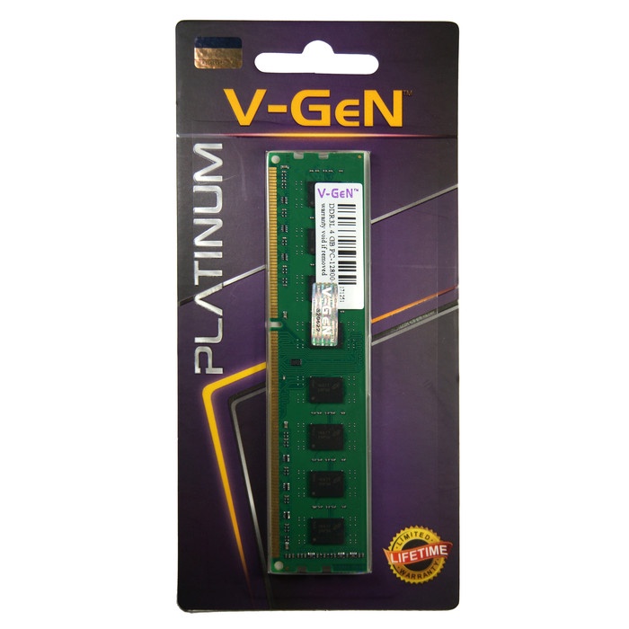 V-Gen Ddr3 4Gb Pc 10600/12800 Longdim