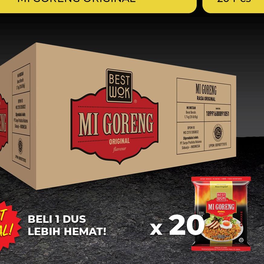 

✾ Best Wok Mi Goreng Original Dus 20 pcs (Export Multipack) ◌