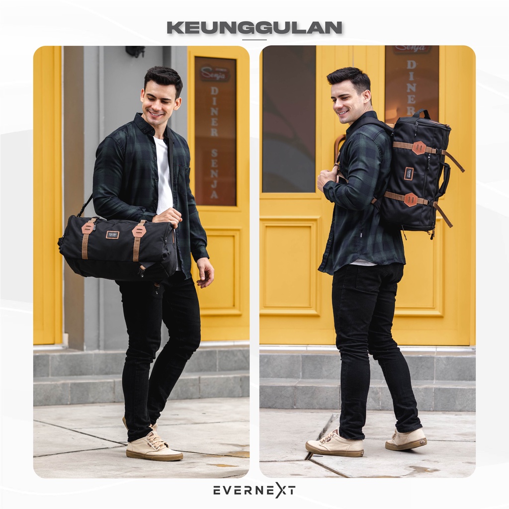 Tas Travel Duffle Duffel Bag  Tas Gym Olahraga Baju Pakaian Sepatu Tas Travel Ransel Jinjing Mudik Pulkam Trevel Bag Jumbo