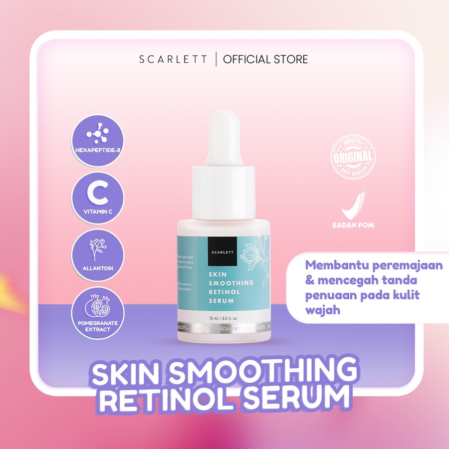 Scarlett Whitening Skin Smoothing Retinol Serum Retinol