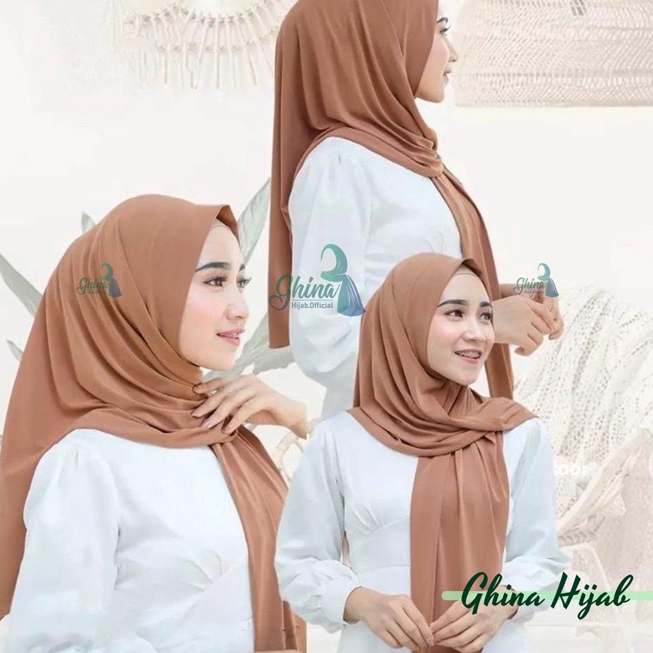 >V44859) Hijab Instan Segitiga Jersey / Hijab Segitiga Instan Jersey