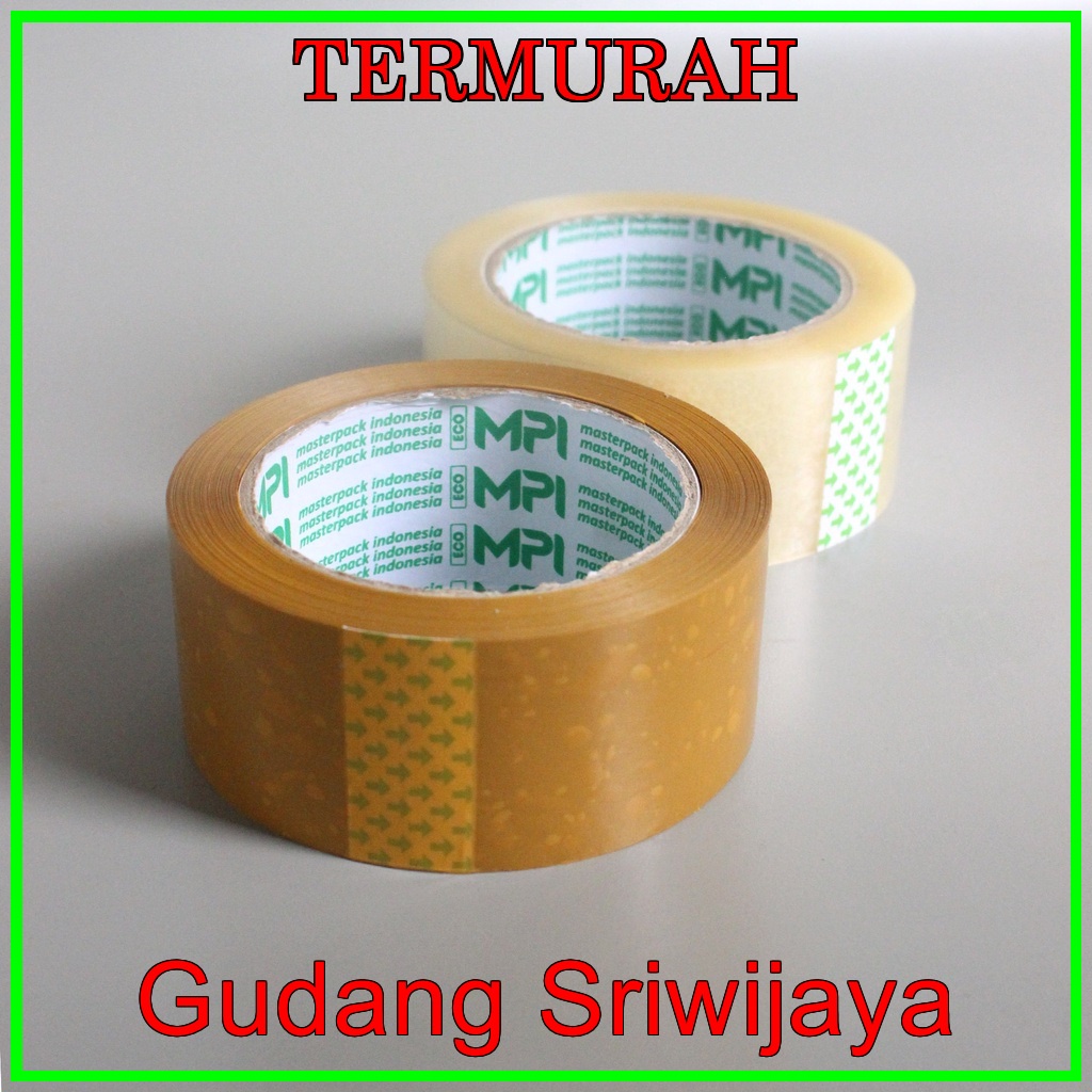 

Lakban Bening - Lakban Cokelat MPI Ekomonis 45mm x 100 Yard