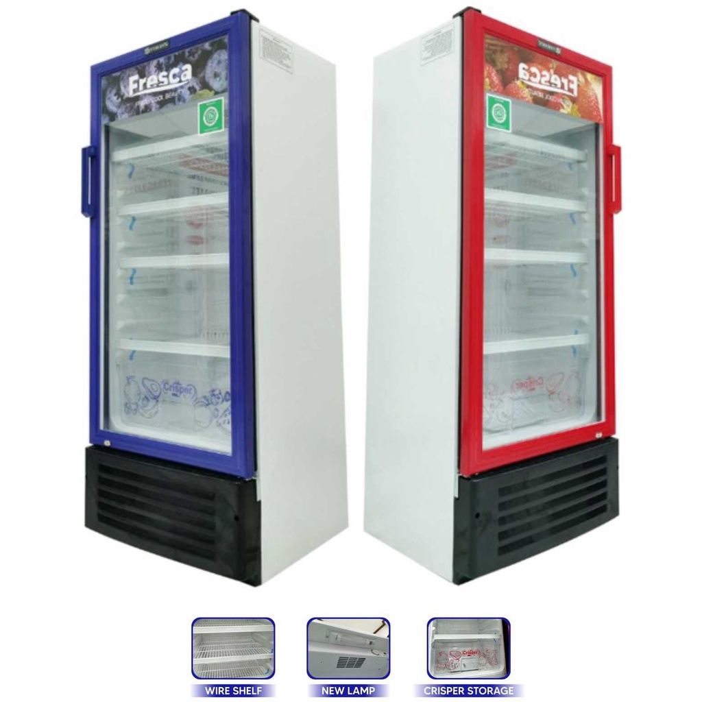 SHOWCASE FRIGIGATE FRESCA 195 CS 4 RAK DISPLAY COOLER LOW BY FUJISEI