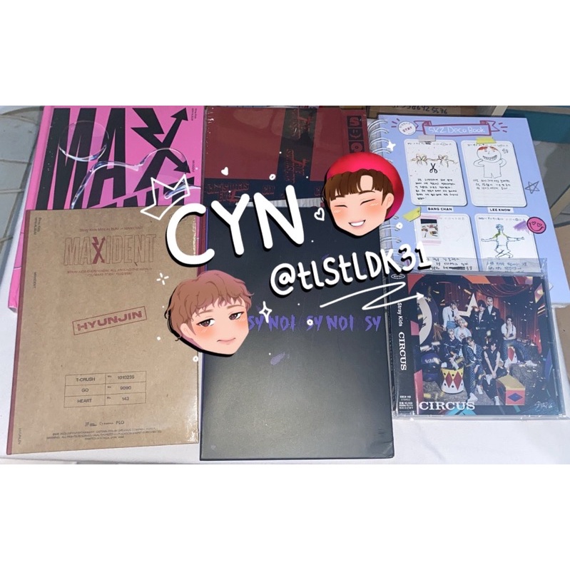 READY STOCK ALBUM STRAY KIDS SEALED CHRISTMAS EVEL ALADDIN, NOEASY, MAXIDENT MAKESTAR MUSIC KOREA MU