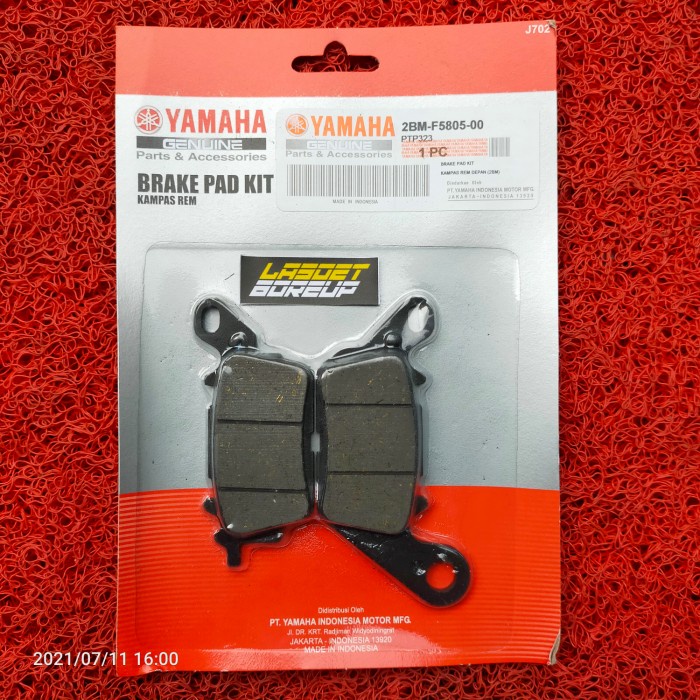 DISPAD KAMPAS REM CAKRAM DEPAN MIO M3 SOUL GT XEON GT 125 ORIGINAL YGP