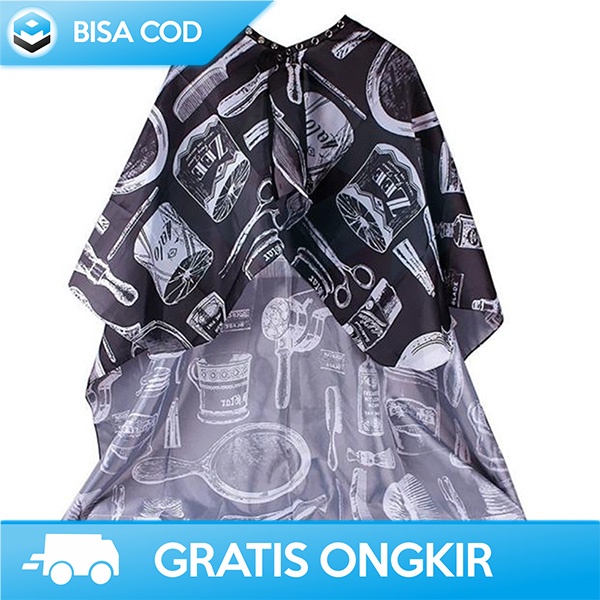 KAIN KIP BARBERSHOP JUBAH APRON PANGKAS RAMBUT BY BIUTTE.CO WATERPROOF