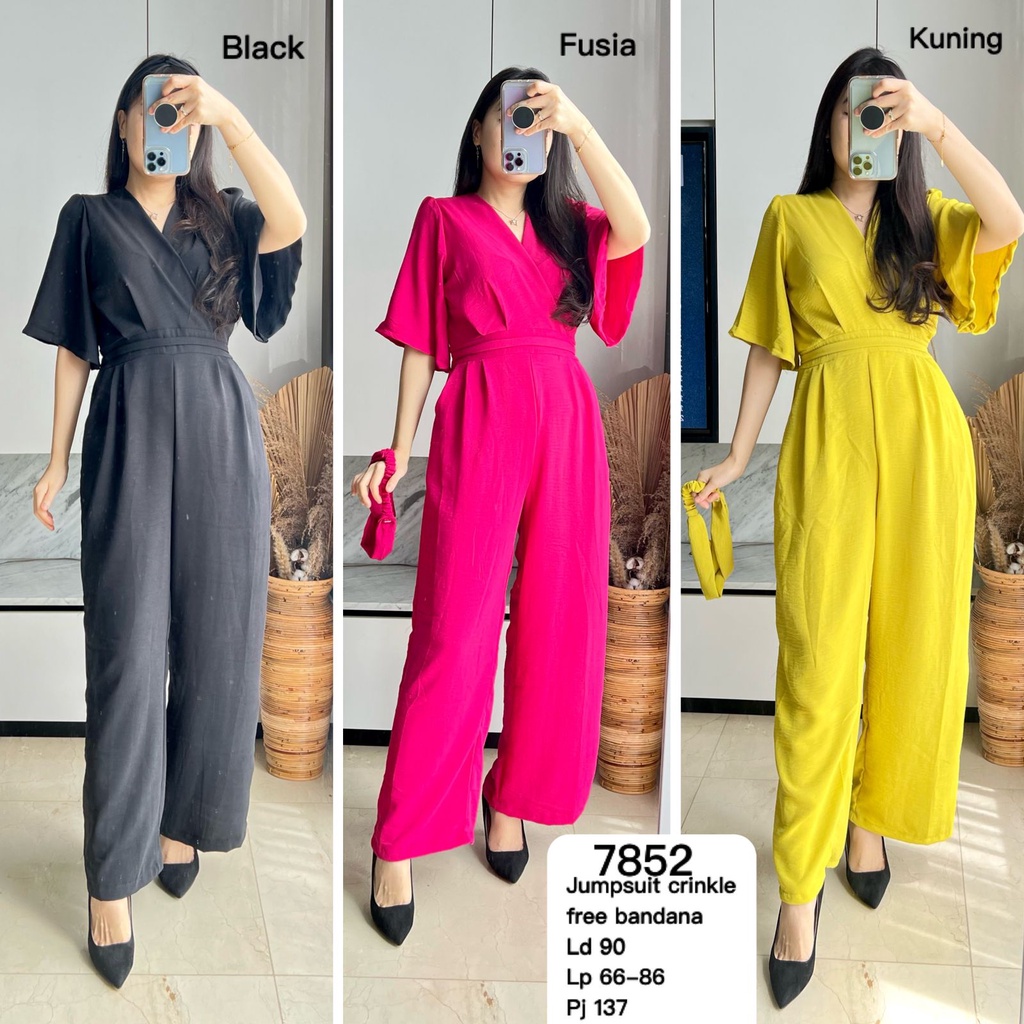 JUMPSUIT WANITA CRINKEL 7852_MV import