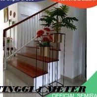 ✬ STANDING POT BESI TINGGI 1 METER / RAK BUNGA BESI / STANDING POT BESI / DIAMETER 18 CM ☀