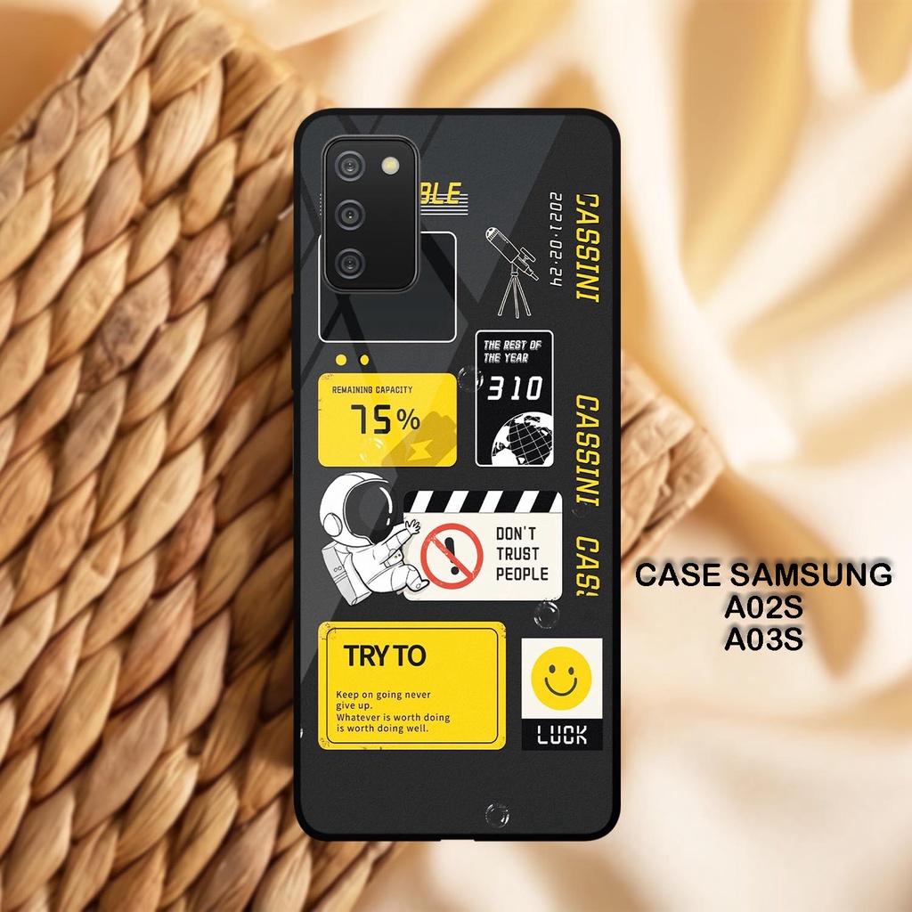 Case Glossy Samsung A02S | A03S |CS07| Pic HD Casing Kilau | Kesing Hp Samsung Premium Hardcase Soft