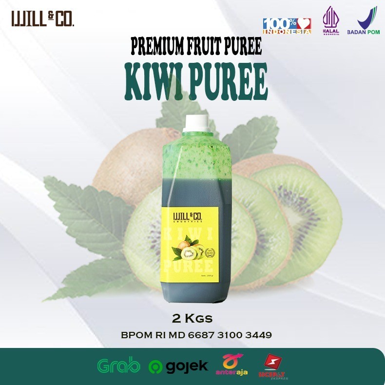 

Puree Kiwi Fruit Mix Smooties Will&Co 2L