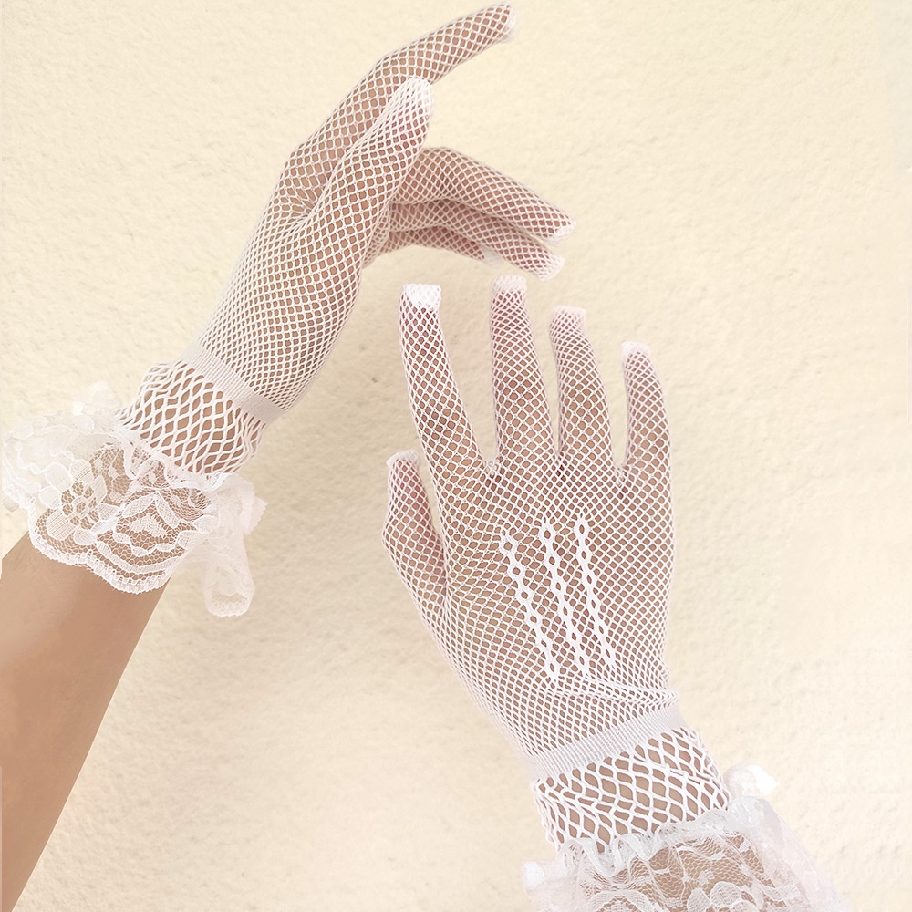 LTX-14 sarung tangan lace glove gloves wedding pernikahan nikah renda lolita