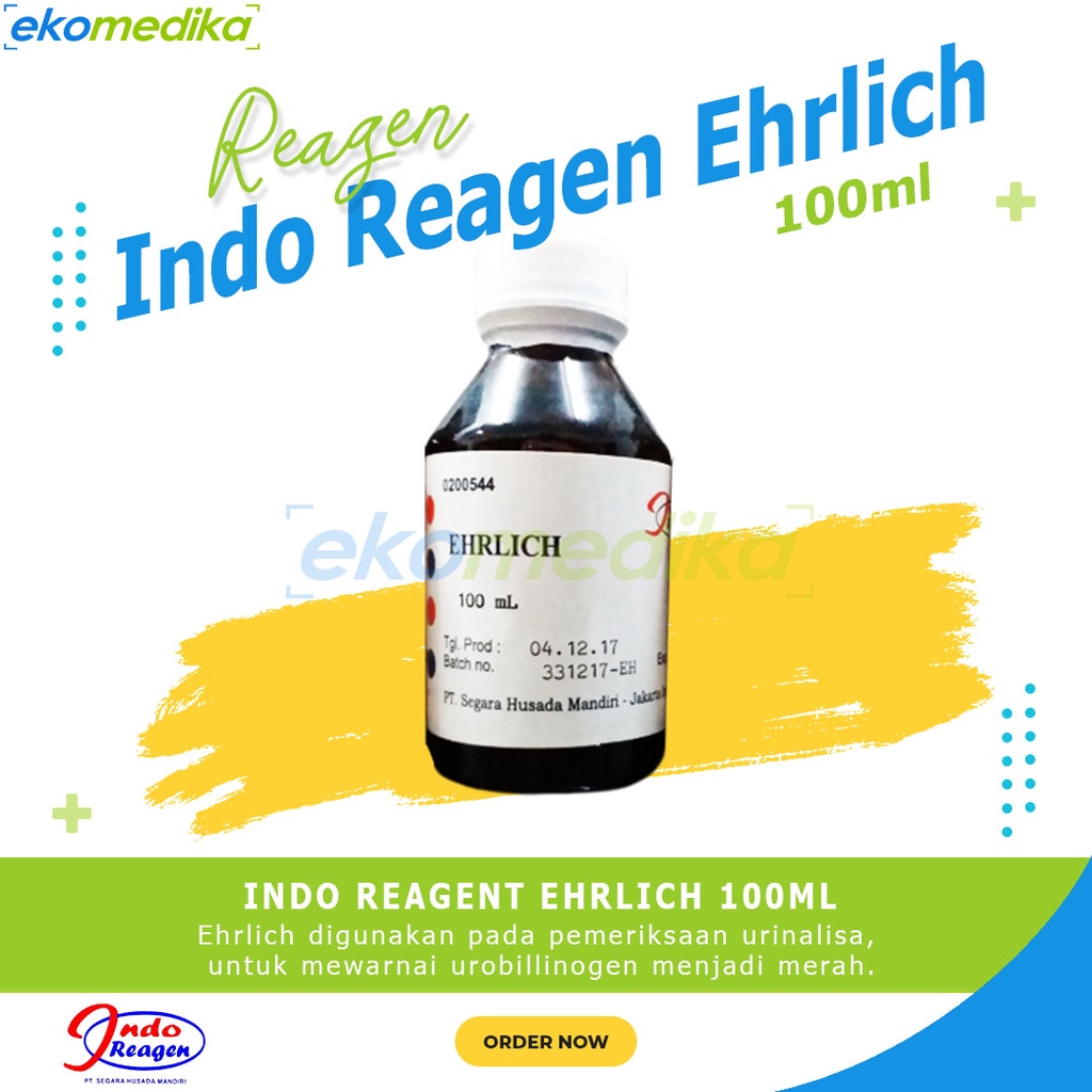 Reagen Ehrlich 100mL INDO REAGENT Erlich / Pereaksi Ehrlich 100ml