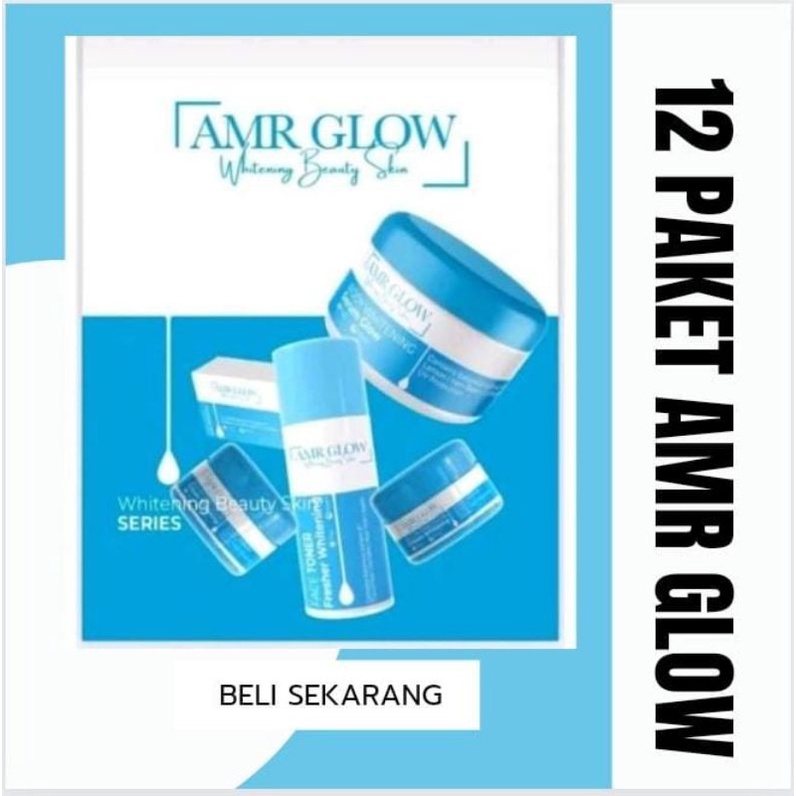 Jual AMR GLOW SKINCARE x 12 PAKET [FREE ID CARD DAN GRUP BIMBINGAN