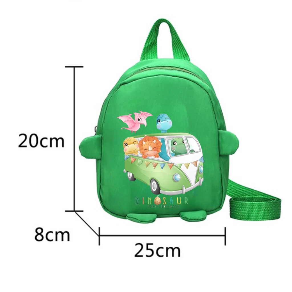 PVJ - Tas Ransel Anak Sekolah karakter Lucu Dino Holiday TK PAUD