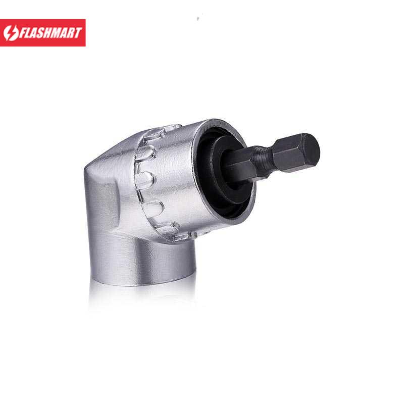 Flashmart Drill Extension L-Shape Hex Bit Socket Ekstensi Mata Bor 1/4 Inch - 105