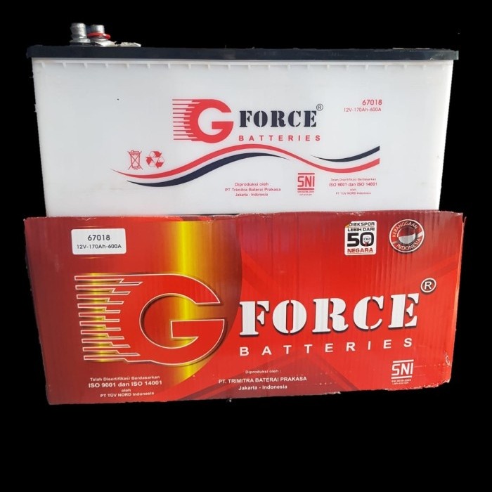 Jual AKI GFORCE CONV 67018 ( DIN B 170 AH ) ORIGINAL BEST QUALITY