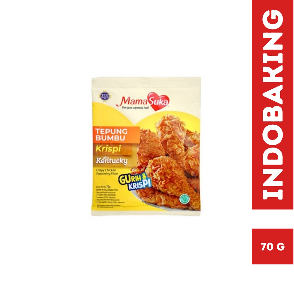 

Mamasuka Tepung Bumbu Ayam Krispi Ala Kentucky 70g