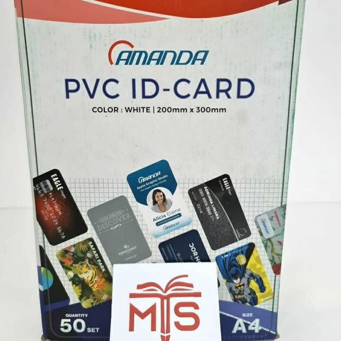 

Kertas PVC Bahan ID CARD AMANDA / 50 Sheet