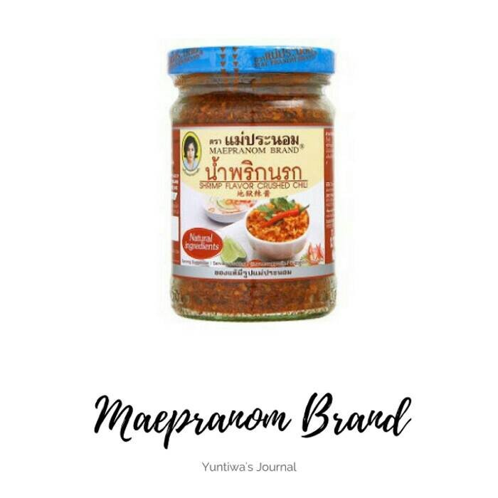 

Mae Pranom Shrimp Flavor Thai Crushed Chili Bubuk Cabe Kering Thailand